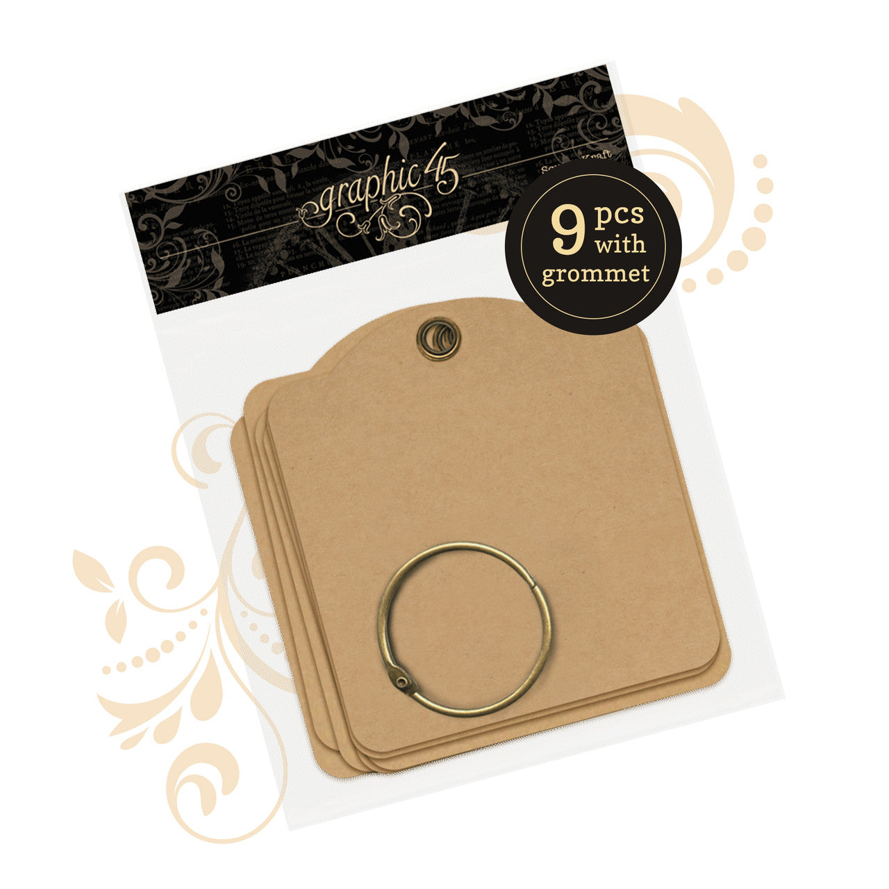 Grafisch 45 Artist Trading Tags Kraft